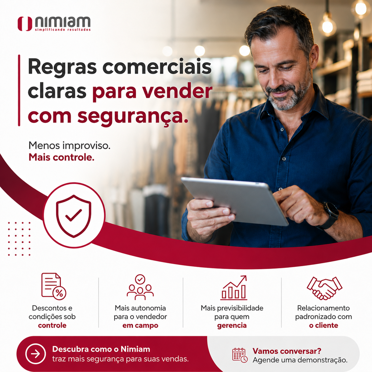 Regras comerciais claras para vender com segurança