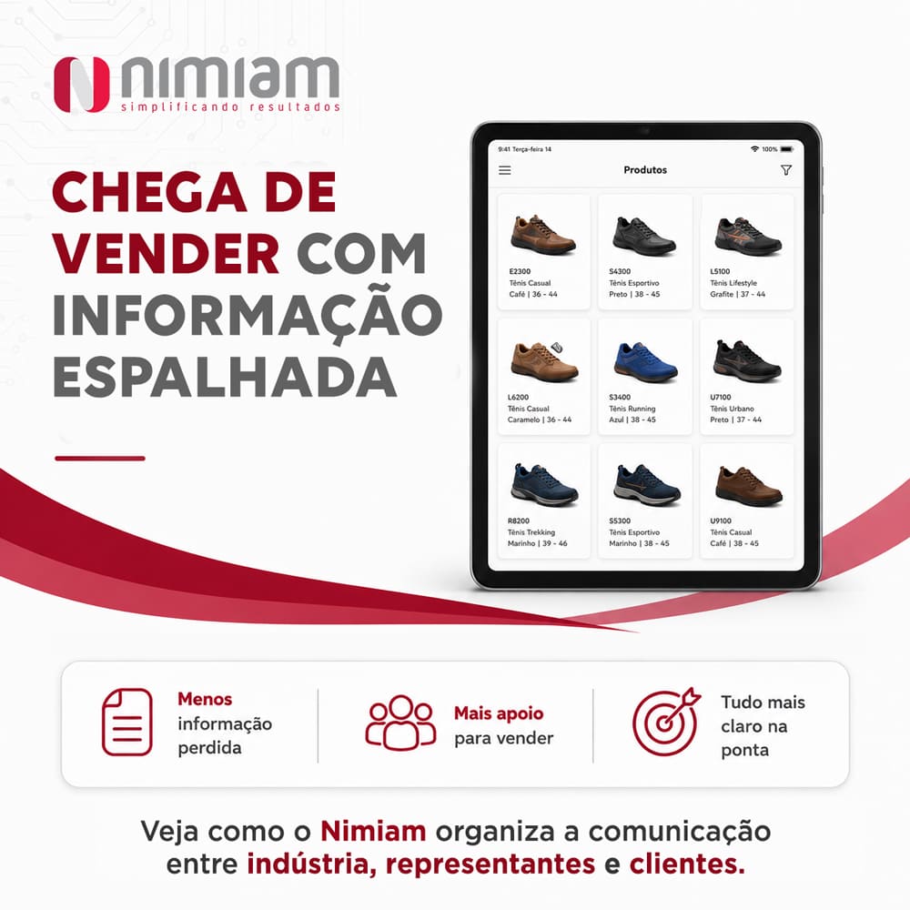 Chega de vender com informação espalhada.